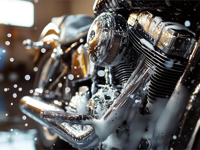 5 consejos para lavar eficazmente una moto